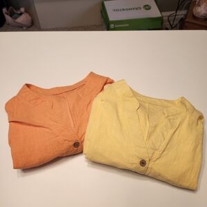 Spring ready bundle deal — 2 lightweight tops for one low price 🌷 💰